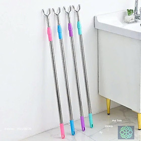 Cây phơi quần áo, gậy lấy đồ, cây lấy quần áo trên cao bằng nhựa, inox rút gọn Kệ