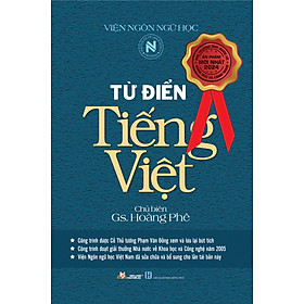Hình ảnh sách Từ Điển Tiếng Việt (Hoàng Phê) - Tái Bản - Vanlangbooks