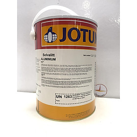 Mua Sơn chịu nhiệt 600oC Jotun Solvalitt màu bạc Aluminium _ 5L