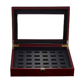 Wooden Jewelry Box  Storage Display Case Jewelry Organizer