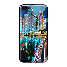 Ốp lưng kính cường lực cho iPhone 8 Plus CẢNH 4 - Hàng chính hãng