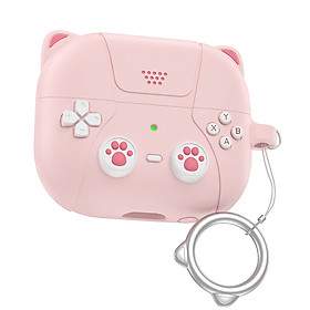 Bao Case Ốp Kiểu Tay Cầm Game Tai Mèo cho Samsung Galaxy Buds 3 / Buds 3 Pro / Buds 3 FE - Hàng Chính Hãng