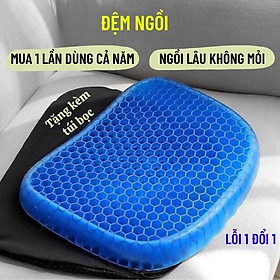 Mua Đệm Ngồi 3D Đệm Gel Tổ Ong Đàn Hồi Lót Ghế Chống Đau Mỏi Lưng