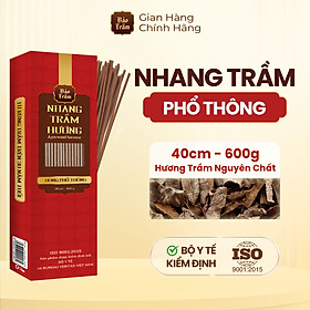 Nhang Trầm Hương – Hộp Đỏ | Bảo Trầm – Hương Trầm Tự Nhiên, Hương Dịu Nhẹ, Thắp Hằng Ngày