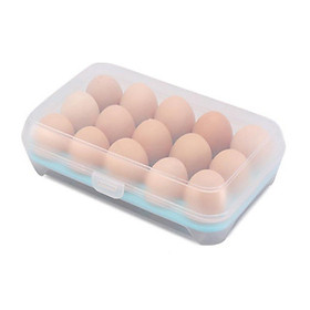 1PC Food Grade Plastic Egg Holder Storage Box Portable Crisper Kitchen Supplies Refrigerator Storage Tool Accessories Supplies