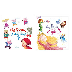 Combo Big Book Cho Các Chàng Trai 3+ Và Big Book Cho Các Cô Gái 3+