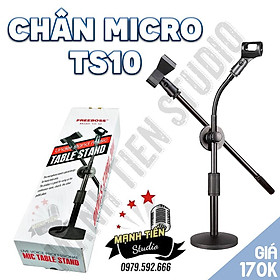 Mua  HÌNH THẬT  Chân Đế Micro Chuyên Nghiệp TS10 chân sắt chắc chắn hàng chất lượng