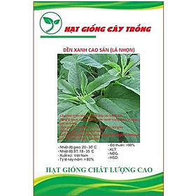 Hạt giống rau dền xanh cao sản ( lá nhọn ) CT113 - Gói 20gram