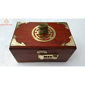 Mua Hộp đựng tiền  hòm tiết kiệm  hộp đựng tiền  đồ quý giá bằng GỖ HƯƠNG CAO CẤP