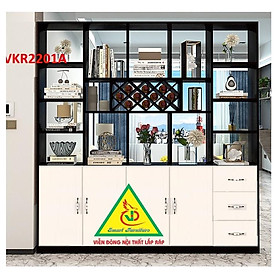 TỦ KỆ TRANG TRÍ KIÊM VÁCH NGĂN VKR2201A - Nội thất lắp ráp Viendong Adv