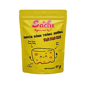 Snack Sachi bánh tráng Vị Phô Mai - Thùng 50 gói