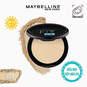 Phấn Nền Kiềm Dầu Chống Nắng 12H SPF 28 PA+++ Mịn Lì Lâu Trôi Fit Me Maybelline New York Compact Powder 6g