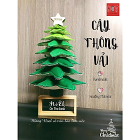Trang Trí Giáng Sinh Noel - Cây Thông Vải Handmade