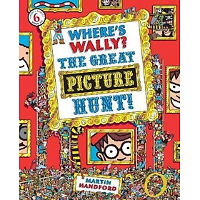 Sách - Where's Wally? The Great Picture Hunt by Martin Handford (UK edition, paperback)