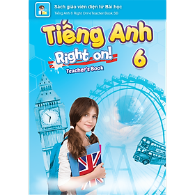 Hình ảnh [E-BOOK] Tiếng Anh 6 Right on! Sách giáo viên điện tử Bài học