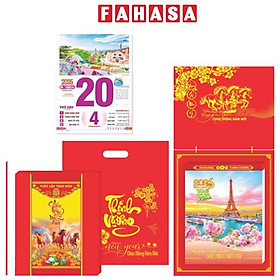 Lịch Bloc Siêu Cực Đại - Phong Cảnh Thế Giới - Bảng Treo Sơn Mài - 29 x 42 cm - TĐ4