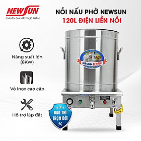 Nồi Nầu Phở Điện Liền Nồi NEWSUN 120L - Hàng chính hãng