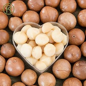 1kg Hạt macca nứt vỏ Real Food (macadamia)