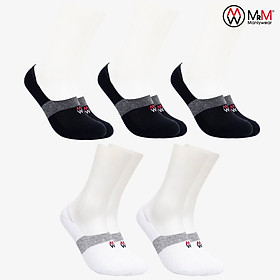 Combo 5 Đôi Tất Hài(Lười) Mix Màu Cotton Thương Hiệu MRM Manlywear