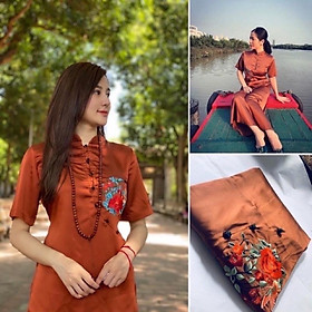 ĐỒ LAM ĐI CHÙA # ĐỒ ĐI CHÙA # PHÁP PHỤC PHẬT GIÁO # Nữ mẫu mới