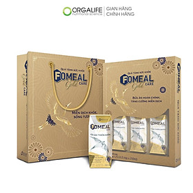 Hộp Quà Tết Fomeal Care Gold Yến Sào Thiên Nhiên - Quà tặng sức khỏe