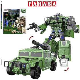 Đồ Chơi Robot Biến Hình Thành Xe Bọc Thép - Vecto VTB17/GR - Màu Xanh