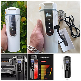 Mua Bình nấu nước sôi ô tô xe hơi 500ml cảm ứng có điều chỉnh nhiệt đô 12v-24v mẫu mới loại tốt   phụ kiện xe hơi