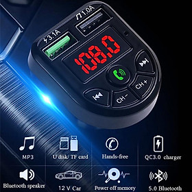 Thiết Bị Phát Nhạc Mp3 Bluetooth 5.0 Cho Xe Hơi