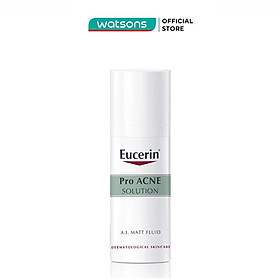 Kem Dưỡng Ẩm Eucerin Kiểm Soát Nhờn Và Giảm Mụn Pro Acne A.I. Matt Fluid 50ml