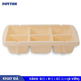 Mua Khay đá 6 viên nhựa Duy Tân (25 x 12 x 5.3 cm) - 14358 - Giao màu ngẫu nhiên - Hàng chính hãng