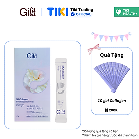 NƯỚC UỐNG COLLAGEN GILAA SIÊU PHÂN TỬ 300DA GILAA KẾT HỢP PEONY TRẺ HÓA CÂN BẰNG NỘI TIẾT (20g x 15 gói)