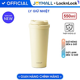Ly Giữ Nhiệt LocknLock Energetic Tumbler 550ml LHC3249YELS01 LHC3249LPIKS01, Hàng Chính Hãng-JoyMall