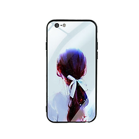 Ốp Lưng Kính Cường Lực cho điện thoại Iphone 6 / 6s - Girl