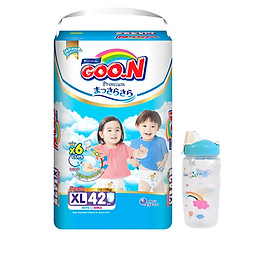 Tã Quần Goo.n Premium Gói Cực Đại XL42 (42 Miếng) - Tăng bình uống nước có ống hút cho bé