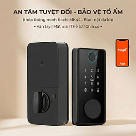 Mua Khóa Cửa Thông Minh Kachi – Mở Khóa App Tuya + Vân tay + Chìa khóa + Thẻ từ + Mã số