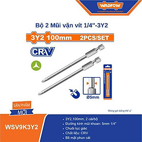 BỘ 2 MŨI VẶN VÍT ĐẦU TAM GIÁC CỦA WSV9K3Y2 WADFOW - HÀNG CHÍNH HÃNG