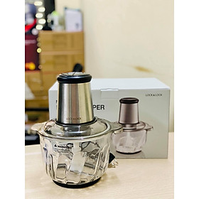 Mua Máy Xay Thịt Cối Thủy Tinh Cao Cấp Lưỡi Dao Kép Dung tích 2 4 lít EJM186SLV (cam kết hàng chính hãng)