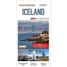 Sách - Insight Guides Travel Map Iceland by Unknown (UK edition, paperback)