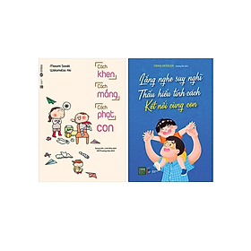 Hình ảnh Combo 2Q Sách Làm Cha Mẹ : Lắng Nghe Suy Nghĩ - Thấu Hiểu Tính Cách Kết Nối Cùng Con + Cách Khen Cách Mắng Cách Phạt Con (Tái Bản)