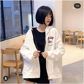 Áo Khoác Hoodie nam nữ Chống Bụi 123SHOP In Hình PUPPY Nỉ Form Rộng Có Dây Kéo Unisex Ulzzang
