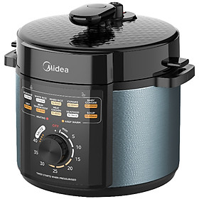 Mua Nồi áp suất điện đa năng Midea MPM50010AMG - 5 Lít  1000W  10 món trong 1 núm vặn - Hàng chính hãng