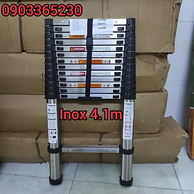 Mua Thang rút đơn INOX 2022 nhập khẩu chất lượng cao  chiều cao 3 2m đến 5 4m  đai nhựa thiết kế mới