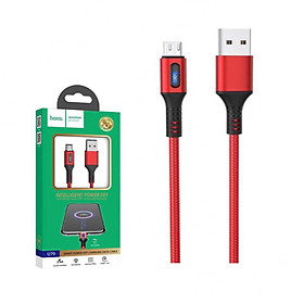 hoco u79 dây sạc tự ngắt điện khi đầy micro usb 2.4a dài 1m