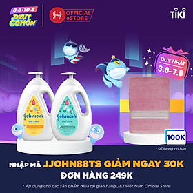 Bộ 2 chai Sữa tắm sữa & gạo Johnson's Milk Rice + Sữa tắm sữa & yến mạch Johnson's Milk Oats 1000ml x 2 - 540019940
