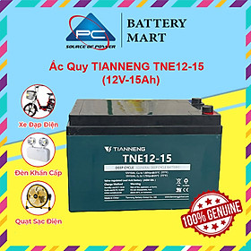 Ắc Quy Xe Đạp Điện Thiên Năng TIANNENG TNE12-15 12V-15AH