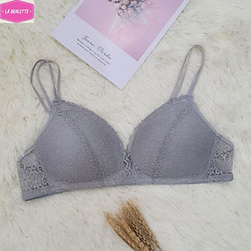 Áo lót nữ ren không gọng đệm mỏng cao cấp, áo ngực nữ ren mềm mại