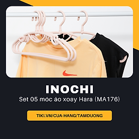 Mua Set 05 Móc áo xoay Inochi Hara 176 (Giao màu ngẫu nhiên)