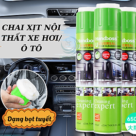 Mua Chai xịt tẩy rửa đa năng Handboss – Dạng bọt tiện lợi  làm sạch mọi bề mặt 650ml-Hàng nhập khẩu