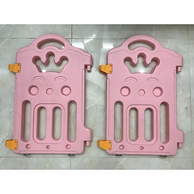 Combo 02 thanh nối quây cũi (thanh nhỏ) - nhựa HDPE - hình vương miện - chiều cao 60cm