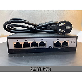 Switch Poe Camhi 4 cổng 48V SWP4